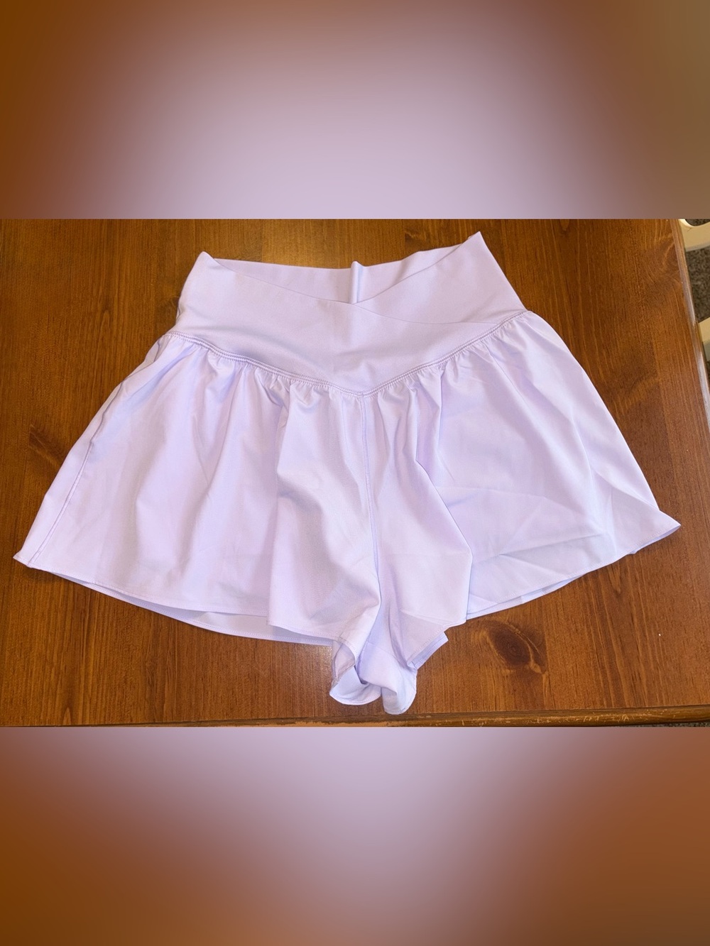 Offline by Aerie purple Real Me crossover flowy shorts Size Medium lined body